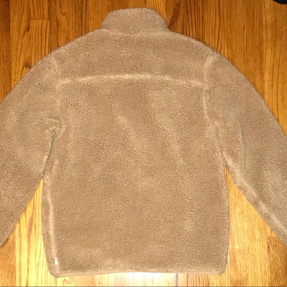 Aritizia TNA Teddy Jacket Tan Sherpa Fleece - Picture 11 of 11